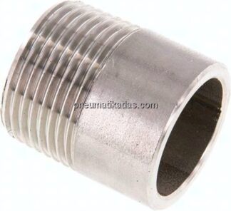 Anschweißnippel R 3/4"-30mm-26,9mm, 1.4571