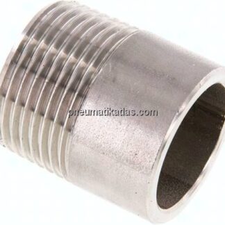 Anschweißnippel R 3/4"-30mm-26,9mm, 1.4571