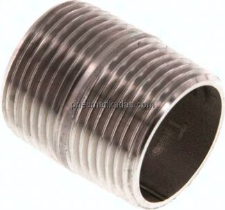 Rohrdoppelnippel R 3/4"-30mm, 1.4571