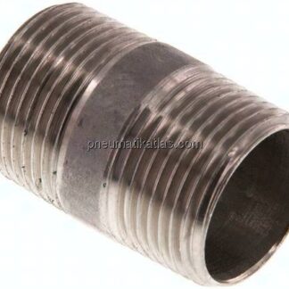 Rohrdoppelnippel R 3/4"-40mm, 1.4571
