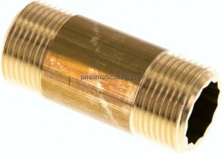 Rohrdoppelnippel G 3/4"-60mm, Messing