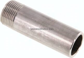 Anschweißnippel R 3/4"-80mm-26,9mm, 1.4571