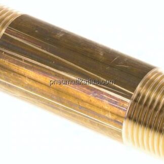 Rohrdoppelnippel G 3/4"-80mm, Messing