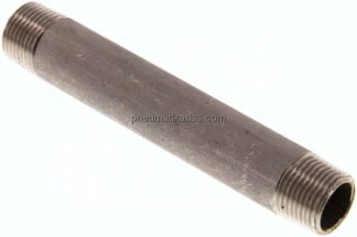 Rohrdoppelnippel R 3/8"-100mm, 1.4571