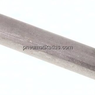 Anschweißnippel R 3/8"-120mm-17,2mm, 1.4571