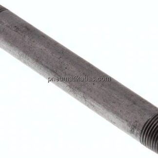 Rohrdoppelnippel R 3/8"-120mm, Stahlrohr ST 37 verzinkt