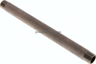 Rohrdoppelnippel R 3/8"-200mm, 1.4571