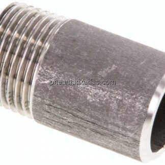 Anschweißnippel R 3/8"-30mm-17,2mm, 1.4571