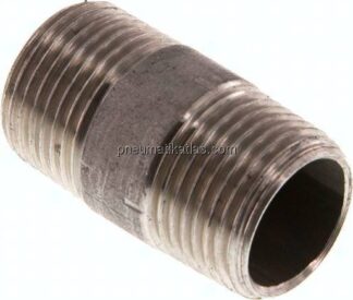 Rohrdoppelnippel R 3/8"-30mm, 1.4571