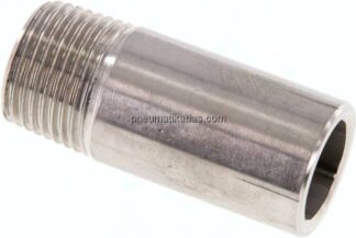 Anschweißnippel R 3/8"-40mm-17,2mm, 1.4571