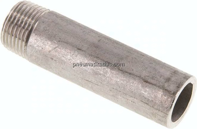 Anschweißnippel R 3/8"-60mm-17,2mm, 1.4571