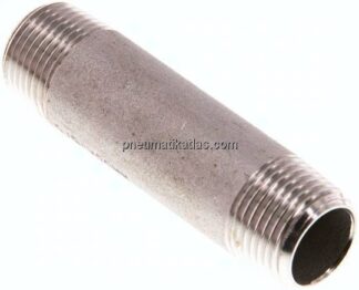 Rohrdoppelnippel R 3/8"-60mm, 1.4571