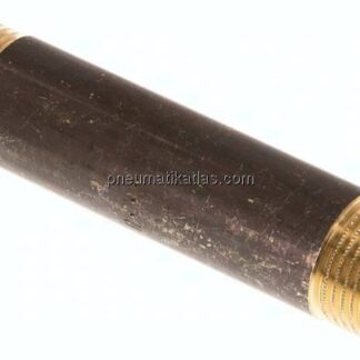 Rohrdoppelnippel G 3/8"-80mm, Messing