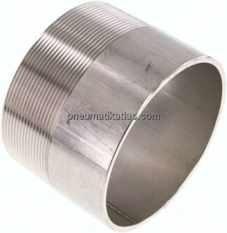 Anschweißnippel R 4"-80mm-114,3mm, 1.4571