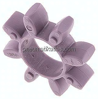 ROTEX-Zahnkranz, Gr. 24 (55 mm), Shore 98 A (violett (vormals rot))