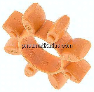 ROTEX-Zahnkranz, Gr. 24 (55 mm), Shore 92 A (orange (vormals gelb))