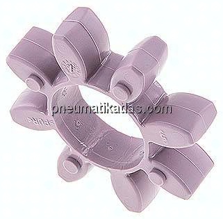 ROTEX-Zahnkranz, Gr. 38 (80 mm), Shore 98 A (violett (vormals rot))