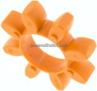 ROTEX-Zahnkranz, Gr. 42 (95 mm), Shore 92 A (orange (vormals gelb))
