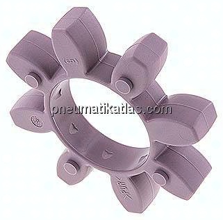 ROTEX-Zahnkranz, Gr. 55 (120 mm), Shore 98 A (violett (vormals rot))