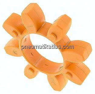 ROTEX-Zahnkranz, Gr. 55 (120 mm), Shore 92 A (orange (vormals gelb))