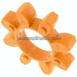 ROTEX-Zahnkranz, Gr. 65 (135 mm), Shore 92 A (orange (vormals gelb))