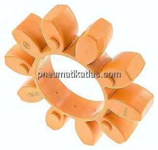 ROTEX-Zahnkranz, Gr. 75 (160 mm), Shore 92 A (orange (vormals gelb))