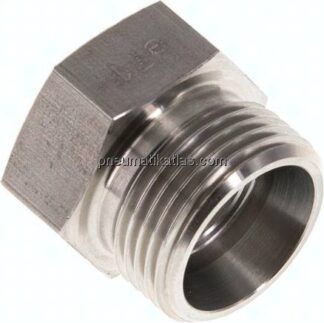 Verschlussverschraubung für Rohre 15 L (M22x1,5), 1.4571