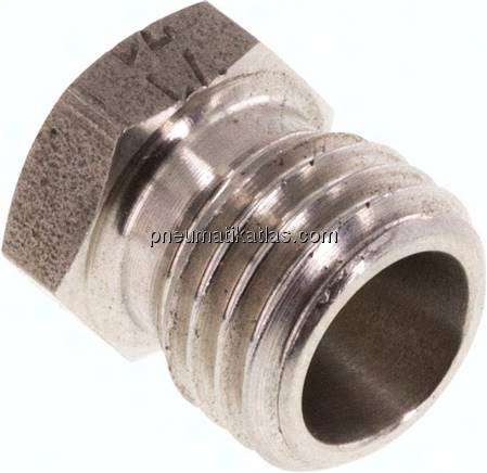 Verschlussverschraubung für Rohre 6 L (M12x1,5), 1.4571
