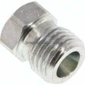 Verschlussverschraubung für Rohre 6 S (M14x1,5), Stahl verzinkt