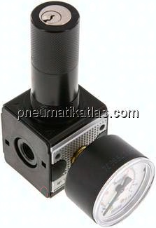 MULTIFIX Präzisionsdruckregler, abschließbar,G 1/4" 0,5 - 10bar