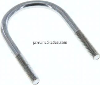 Rundstahlbügel, M 8, 48,3mm, Stahl verzinkt