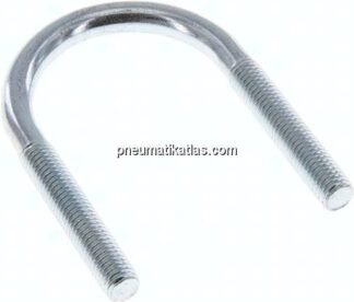 Rundstahlbügel, M 10, 44,5 - 48,3mm, Stahl verzinkt