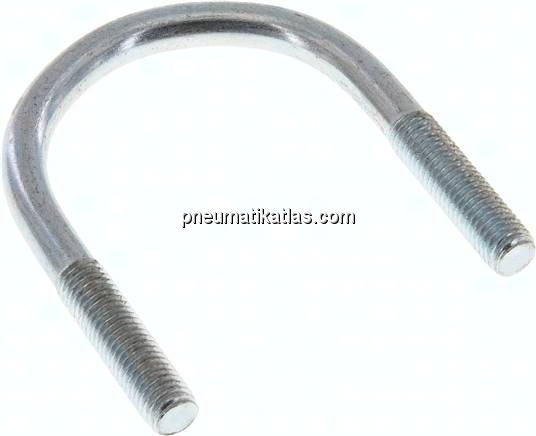 Rundstahlbügel, M 10, 60,3mm, Stahl verzinkt
