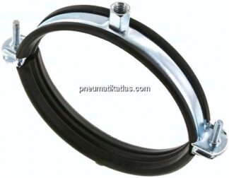 Rohrschelle 120 - 129mm,Stahl verzinkt mit Einlage, FISCHER
