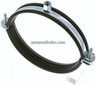 Rohrschelle 138 - 145mm,Stahl verzinkt mit Einlage, FISCHER