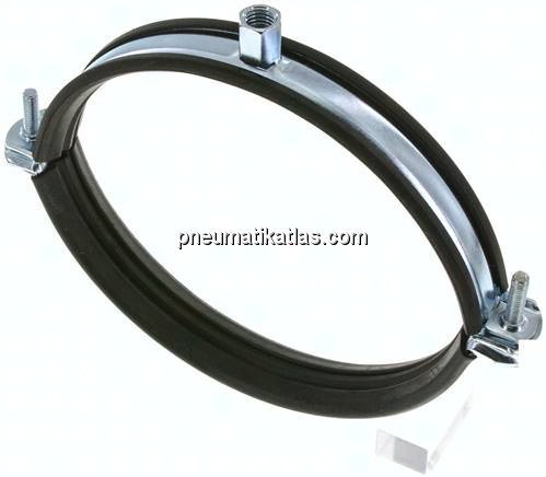Rohrschelle 146 - 155mm,Stahl verzinkt mit Einlage, FISCHER
