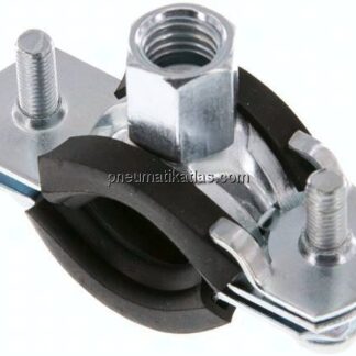 Rohrschelle 15 - 19mm,Stahl verzinkt mit Einlage, FISCHER