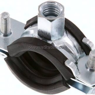 Rohrschelle 20 - 24mm,Stahl verzinkt mit Einlage, FISCHER
