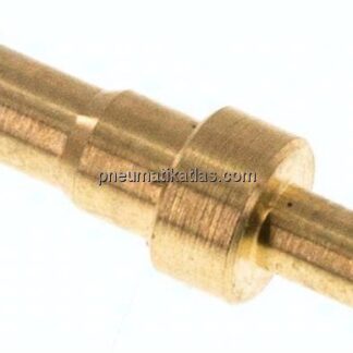 Gerader Steckanschluss 3mm-2mm innen, Messing
