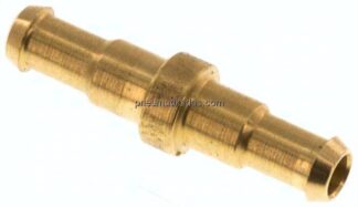 Gerader Steckanschluss 3mm-3mm innen, Messing