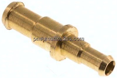 Gerader Steckanschluss 4mm-3mm innen, Messing