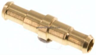 Gerader Steckanschluss 4mm-4mm innen, Messing