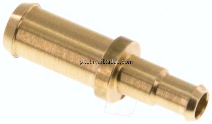 Gerader Steckanschluss 6mm-4mm innen, Messing