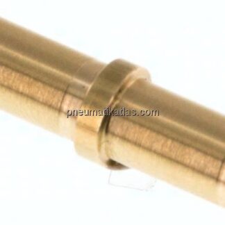 Gerader Steckanschluss 6mm-6mm innen, Messing