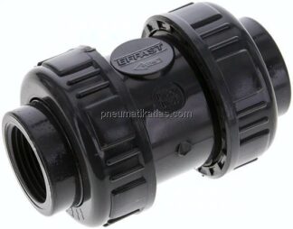 Rückschlagventil, PVC-U / EPDM, Rp 1"