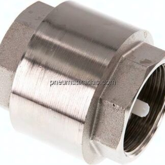 Rückschlagventil (leicht), G 1-1/2", PN 10, Messing vernickelt