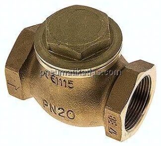 Rückschlagventil (schwer), G 1-1/2", PN 20, Rotguss