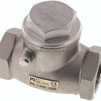 Edelstahl-Rückschlagklappe G 1-1/2", PN 16