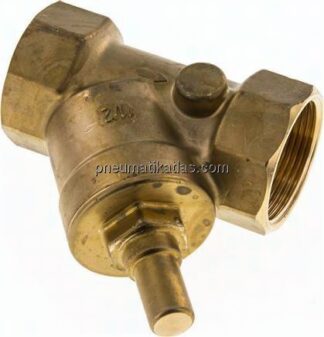 Schrägsitz-Rückschlagventil, Rp 1-1/2", Standard, Messing