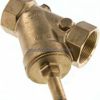 Schrägsitz-Rückschlagventil, Rp 1-1/2", Standard, Messing